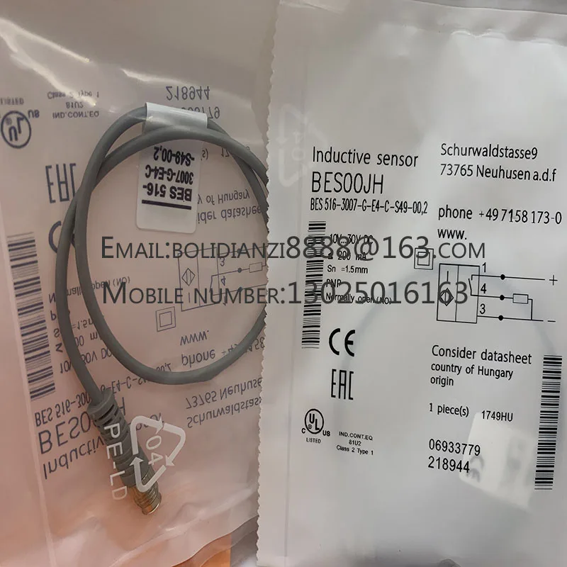 

The brand-new original sensor BES00JH BES 516-3007-G-E4-C-S49-00,2 warranty for one year in stock
