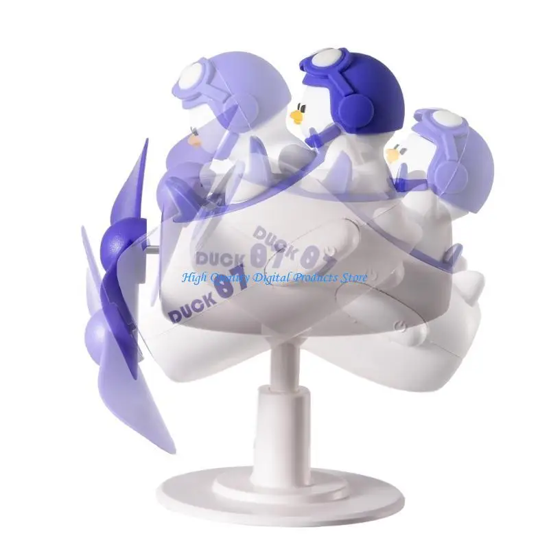 

U2JE USB Desk Fan Small Fan Little Yellow Duck Air Cooler