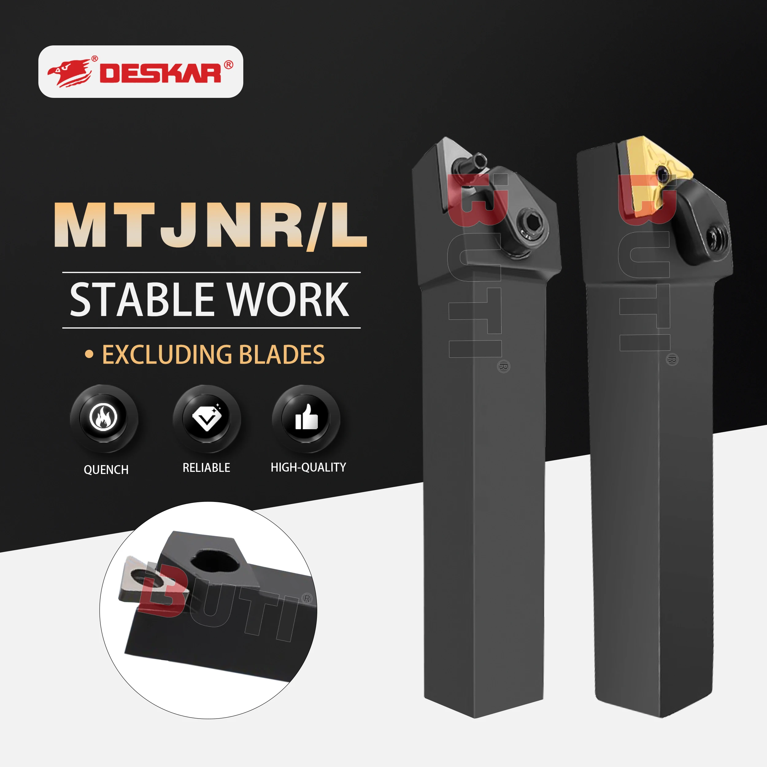 

MTJNR/L1616H16 2020K16 2020K22 2525M16 2525M22 DESKAR 100% Оригинальный наружный цилиндрический инструментальный стержень для токарных станков, используется для пластин серии TNMG