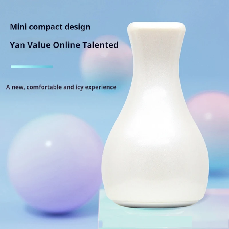 أداة تجميل للوجه باردة محمولة باليد ، أداة العناية بالآيس كريم الطبيعي ، الآيس كريم ، مطرقة الثلج الصغيرة ، في ، مجموعة واحدة