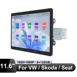 JOYING Upgrade 11.6 Inch Floating Display Car Radio Stereo Multimedia Player For VW Skoda Seat With Apple CarPlay Android Auto