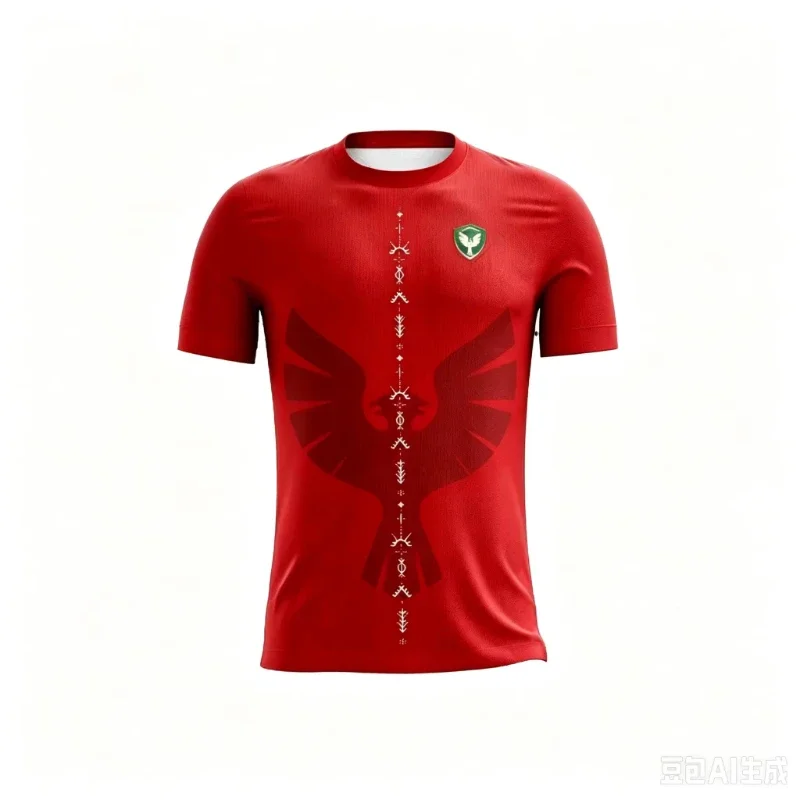 2026 Turkish Football T-shirt Men's Short Sleeve 3D Quick Dry Sports Tee Turkish Fans Training Family Matching Women's T-shirt
