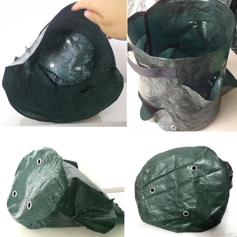 5 7 10 Gallon Pe Strawberry Planter Grow Bags Potato Pot Gardening Pots Home Jardin Flower Veg Tomato Planting Tools Container