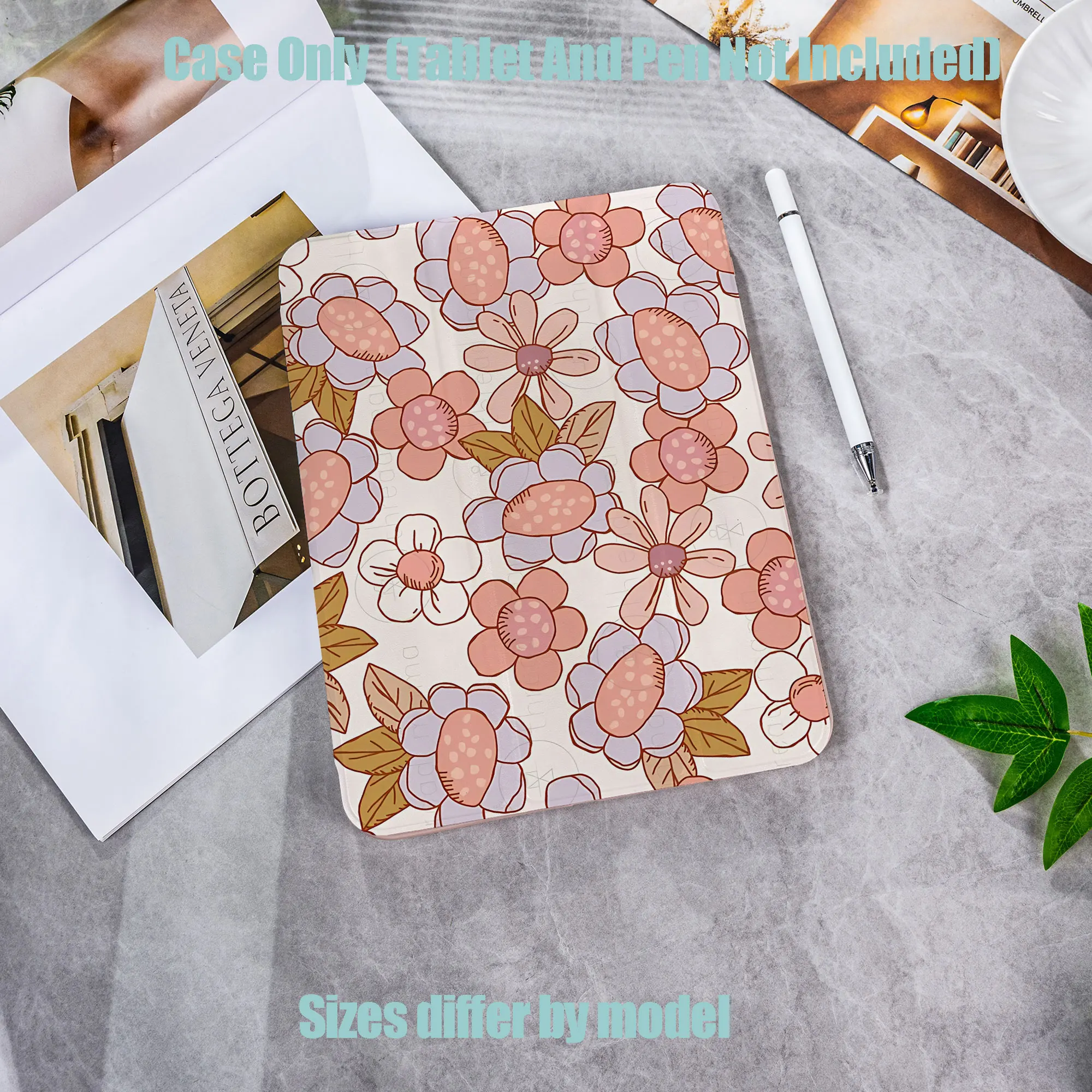 Shockproof TPU Tablet Protective Case with Pencil Holder Auto Sleep Wake for Apple /Samsung/Xiaomi/Redmi/Huawei/Honor