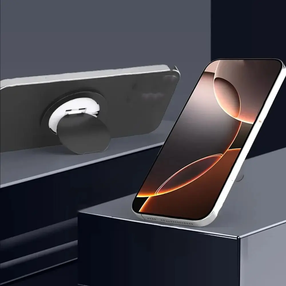 New Portable Magnetic Mobile Phone Holder Rotatable Folding Mobile Phone Holders Multi-function Lazy Back Sticker Ring Buckle