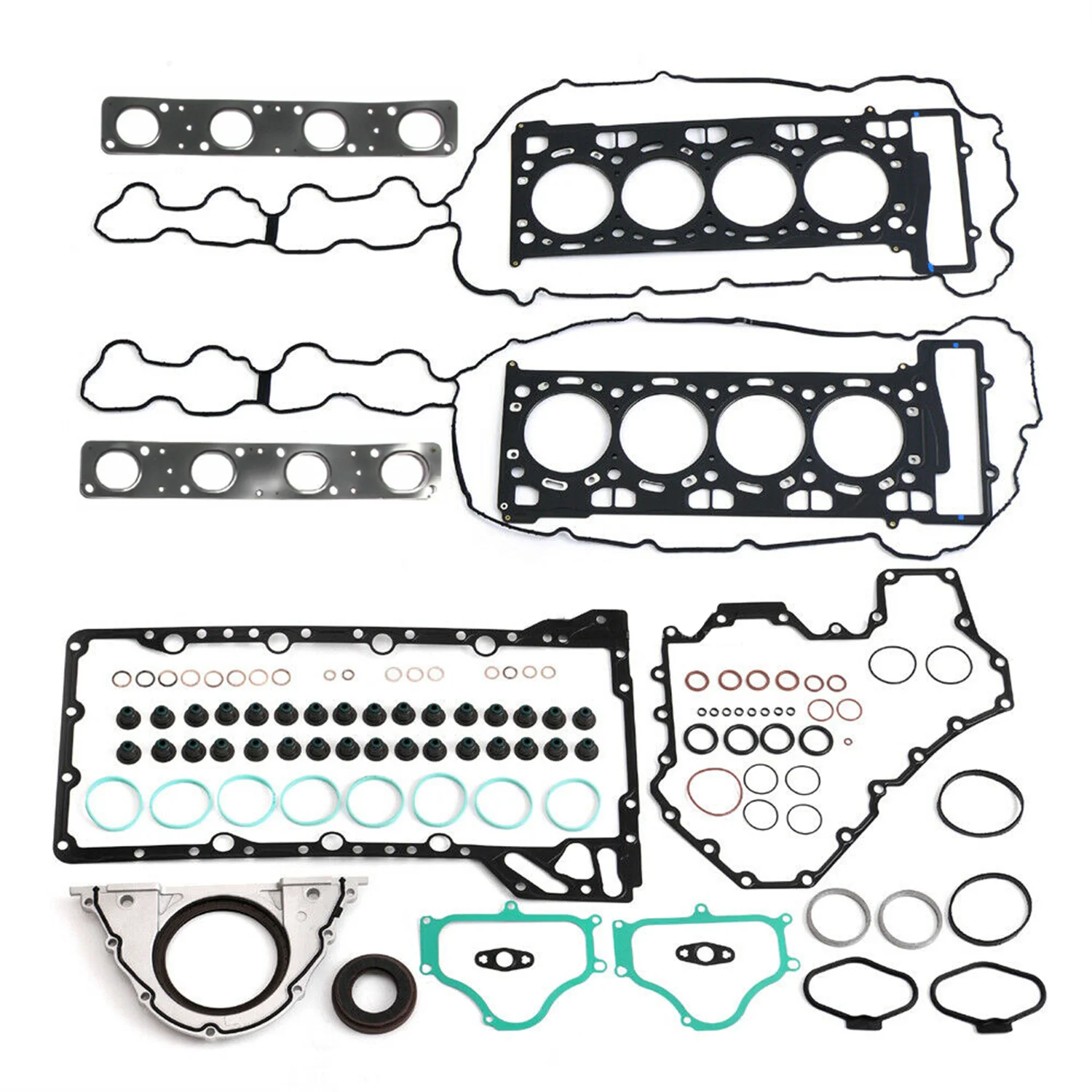 

Engine Overhaul Gasket Set For BMW X5 X6 M E70 E71 S63B44A 4.4L V8 S63B44A V8 11128008122 11127566288 11127566289 Car Parts