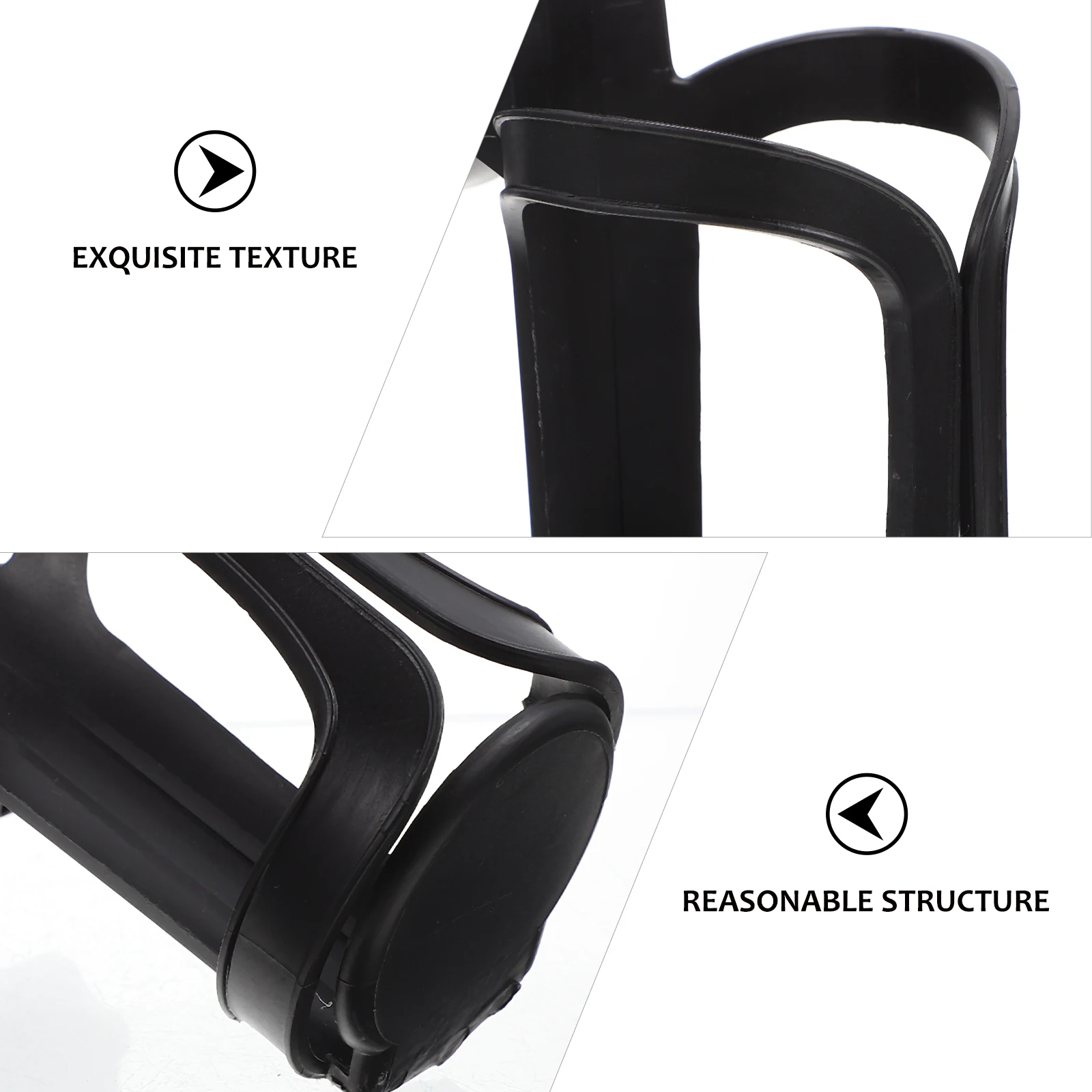 

Bicycle Water Bottle Holder Durable Plastic Rack Stable Design Suitable for Most Beverage Bottles Fashionable Bike Accessories