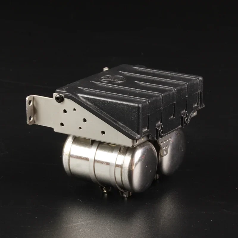 Scala 1:14 1 pz Simulazione in metallo Contenitore batteria Serbatoio gas per Tamiya RC Camion SCANIA 770S R620 VOLVO BENZ Arocs MAN TGX Auto