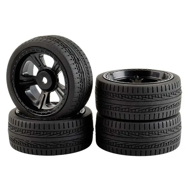 

64mm 1/10 RC Racing Car Tires On Road Touring Drift Car Tyre Wheel for Tamiya TT01 TT02 XV01 TA06 PTG-2 HPI WR8 Kyosho HSP