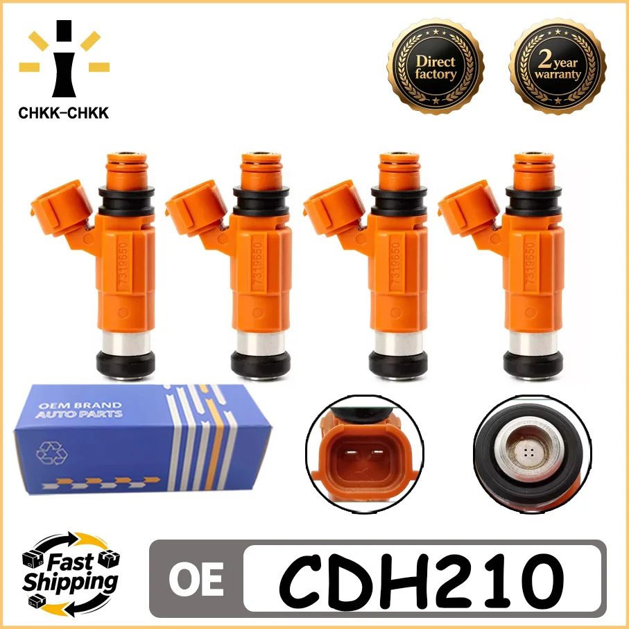 INP771 CDH210 4PCS/lot Marine Fuel Injectors for Yamaha Outboard 115 HP CDH210 INP771 15710-65D00 68V-8A360-00-00