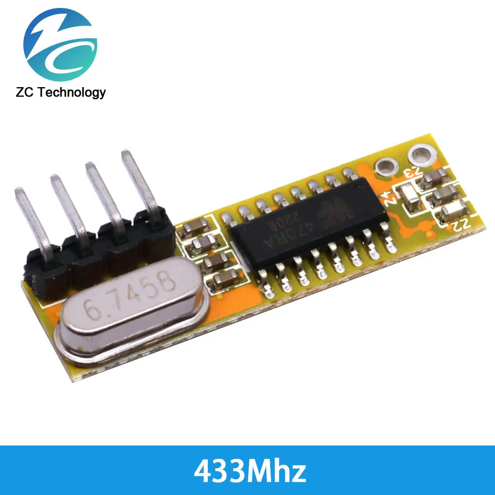 1/5PCS RXB12 high sensitivity superheterodyne receiver module wireless receiver module ultra-small size 315Mhz/433Mhz