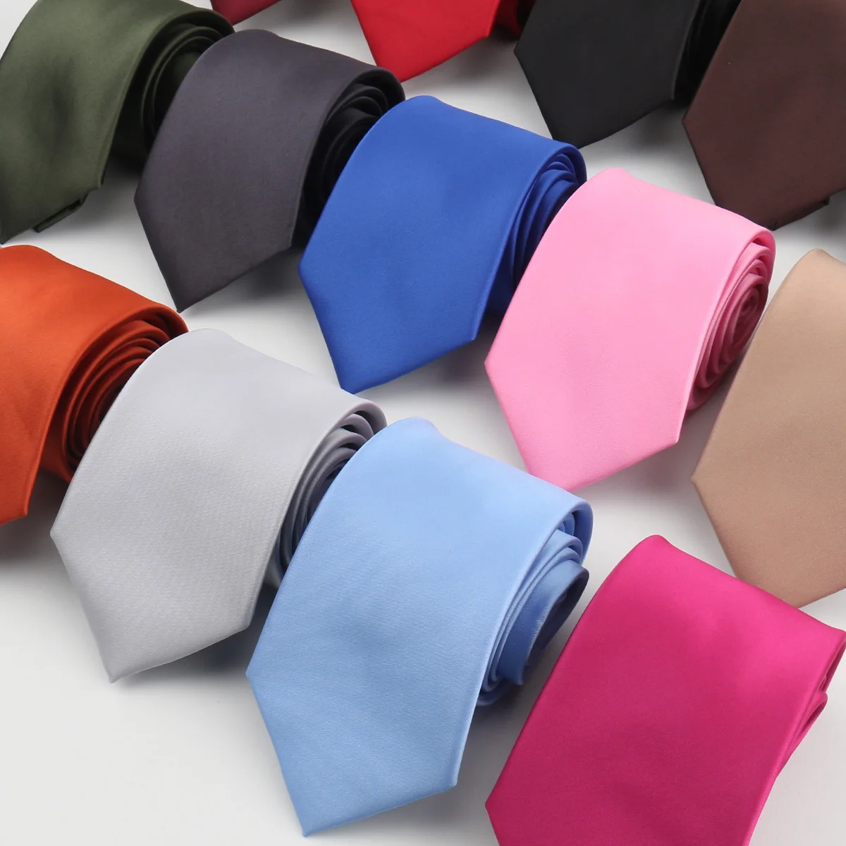 HUISHI Classic Waterproof Tie 8cm  Mens Business Solid Color Fashionable Formal Wedding Party Gift Accessories High Quality