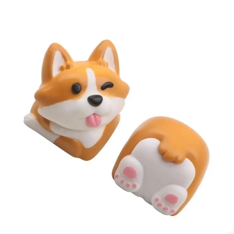 781E Precitions 3D ABS PVC keycap corgis butt keycap لعشاق لوحات المفاتيح