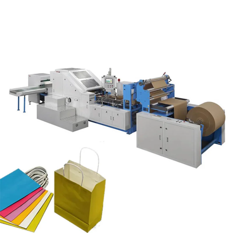 Factory Direct Paper Bag Making Machine Three Side Middle Sealing Biodegradable Clothes Paper Bag Manufacturing Production Line