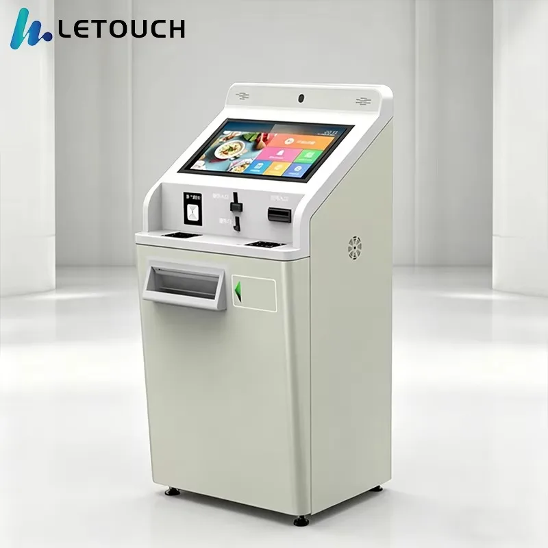 Bank 19 Inch Touch Screen Multi-OS Facial Recognition Self Service Payment Inquiry Terminal Kiosk Support Custom SDK