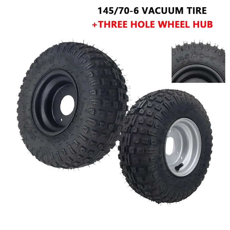 high-quality-145-70-6-four-wheel-kart-beach-bike-accessories-6-inch-vacuum-tires-off-road-tires-wheel-hub-modification-parts