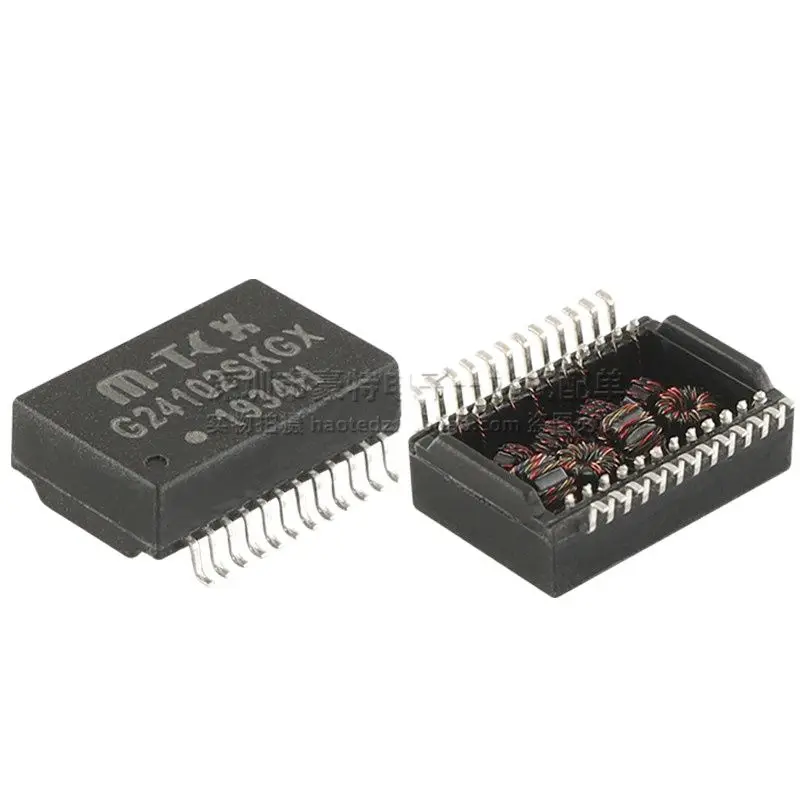 2 sztuk/G24102SKGX SOP24 stóp patch Gigabit sieć Ethernet filtr transformator izolacji może być strzał bezpośrednio