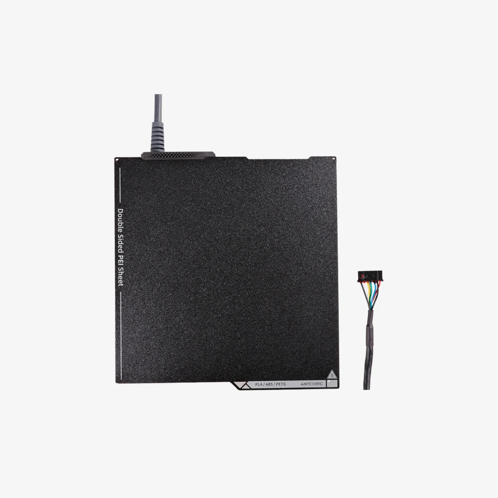 Original Kobra 3 Series Intelligent Hotbed 24V 255X255MM Heatbed Cable With PEI Platform For Anycubic Kobra 3 3D Printer