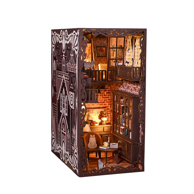 Nr. 9 Secret Castle II 3D Diy Arts Crafts Making Kit Paket Hobby Creation Handmade Sets Spielzeug Geschenke Miniatur Arbeit Kinder Kinder
