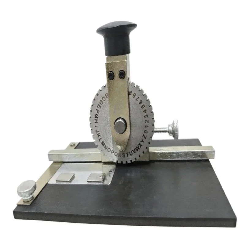 For Manual Steel Printing Machine Hand Shot Signage Machine Manual Marking Number Smashing Steel Stamp Alphanumeric Nameplate