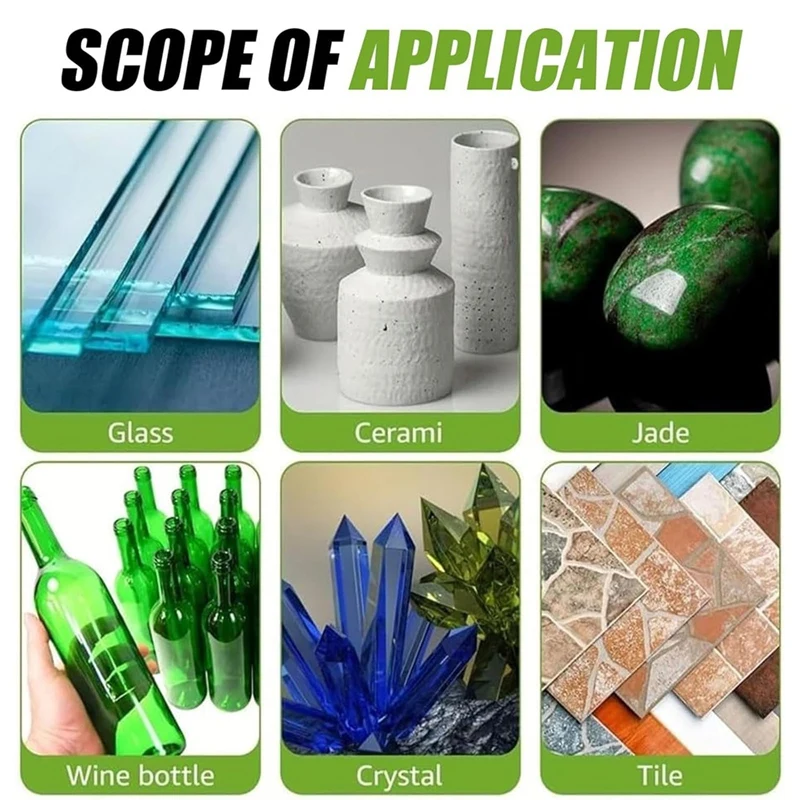 Hojas de sierra biseladas de diamante LICE-3PC para cortar y moler azulejos y mármol, disco de corte de vidrio de 4 pulgadas de 1Mm, para amoladoras angulares