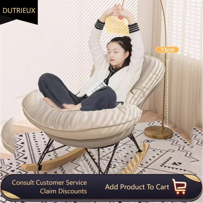 

Simple Nordic Support Chair Portable Adults Brown Lazy Designer Puffs Chairs Recliner Floor ComfyWoonkamer Stoelen Furniture