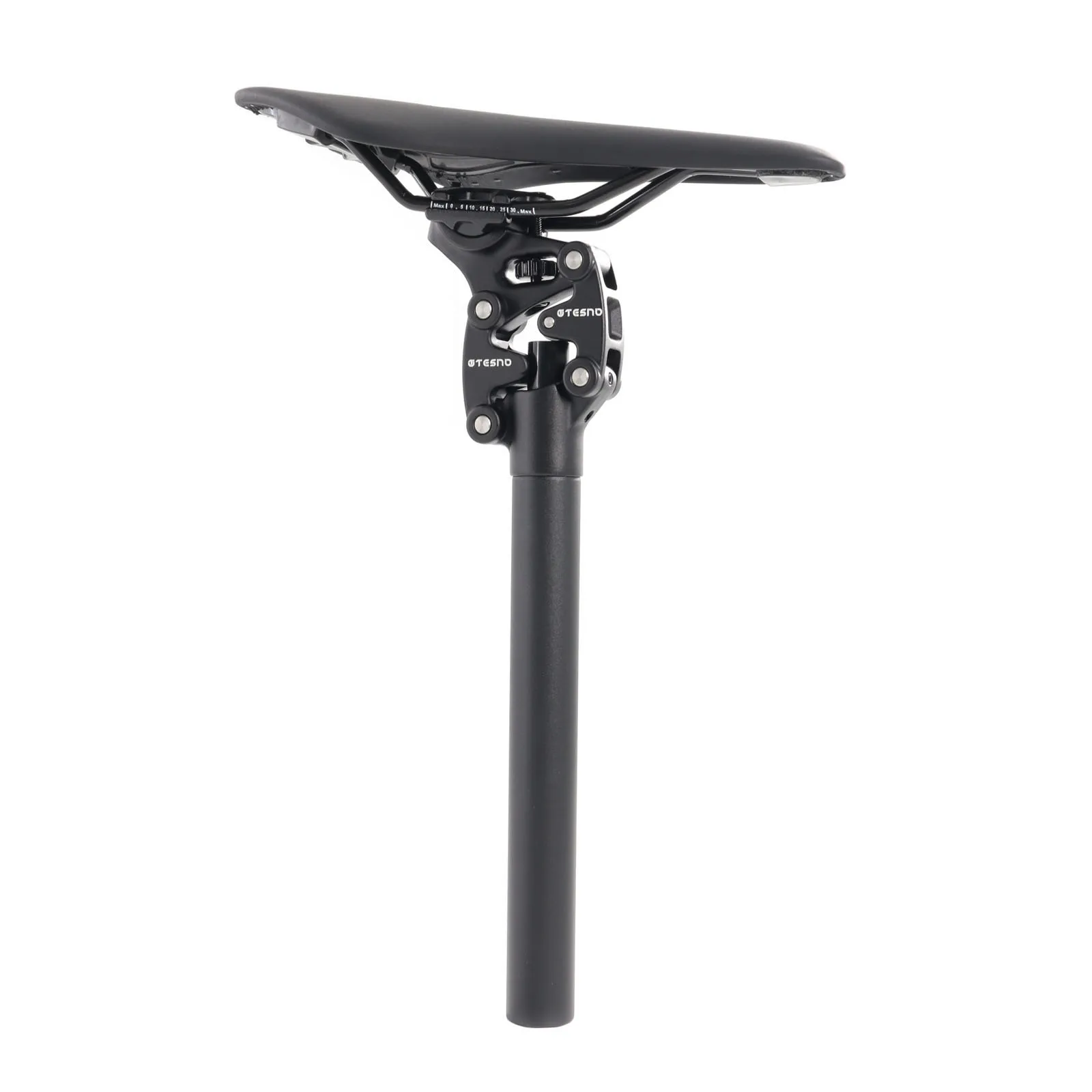 Qudai Tige de selle de vélo à suspension pour VTT 31,6 x 350 mm/27,2 x 350 mm