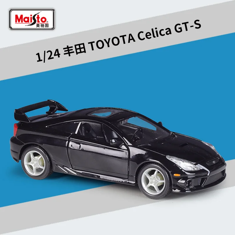 Maisto 1:24 Toyota Celica GTS Alloy Diecast Car Model, Simulation Metal Finished Toy, Collectible Gift Ornament