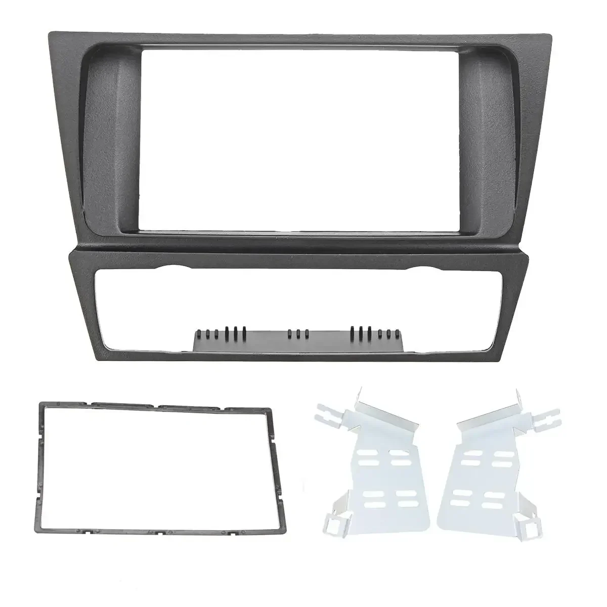 2 Din Radio Fascia Car Double Din Radio Audio Panel Mount Dash Frame Adapter For BMW 3 Series E90/E91/E92/E93 2004-2012 Body Kit