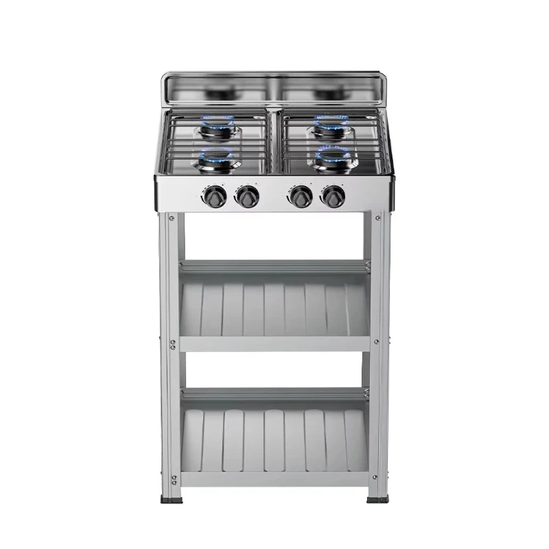 5 Burners Cooktops Household Appliances White Black Stainless Steel 10kg