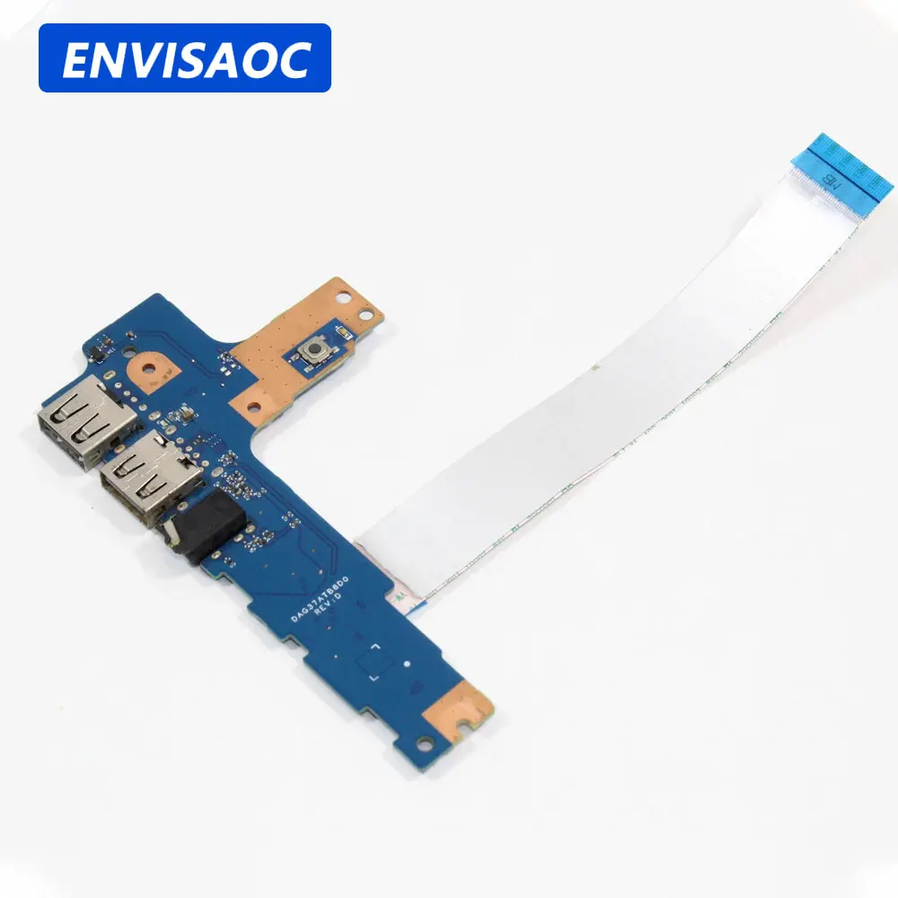 OEM For HP Pavilion 17 17-ab Omen 17-w Laptop I/O Audio USB Jack Port Switch Power Button Board Cable DAG37DTBAB0 857470-001