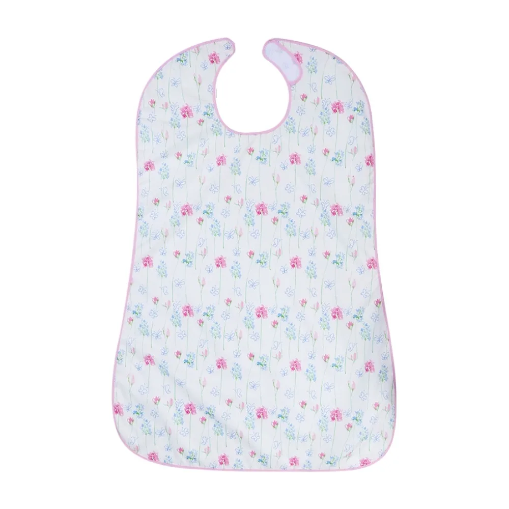 

Waterproof Elderly Eating Bib Soft Washable 42x28 Inches Extra Large Bib Absorbent Lightweight Saliva Towel Nursing Home Use