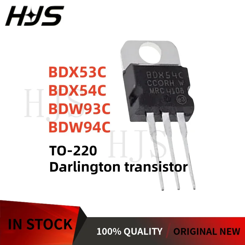 10Pcs TO-220 BDX53C…