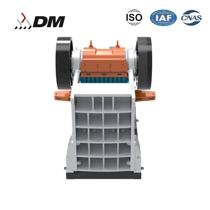 DONGMENG DC160 Stationary Jaw Crusher 600tph with High Strength Casting Housing and Thickened Side Liner for Bauxite Crushing