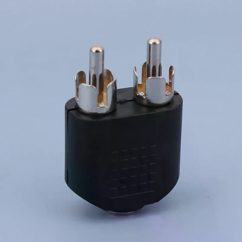 1Pc 3.5mm Audio Stereo Jack Female To 2  Male 3.5mm Male To 2 Female 3.5mm Female To 2 Female Connector Adapter Plug
