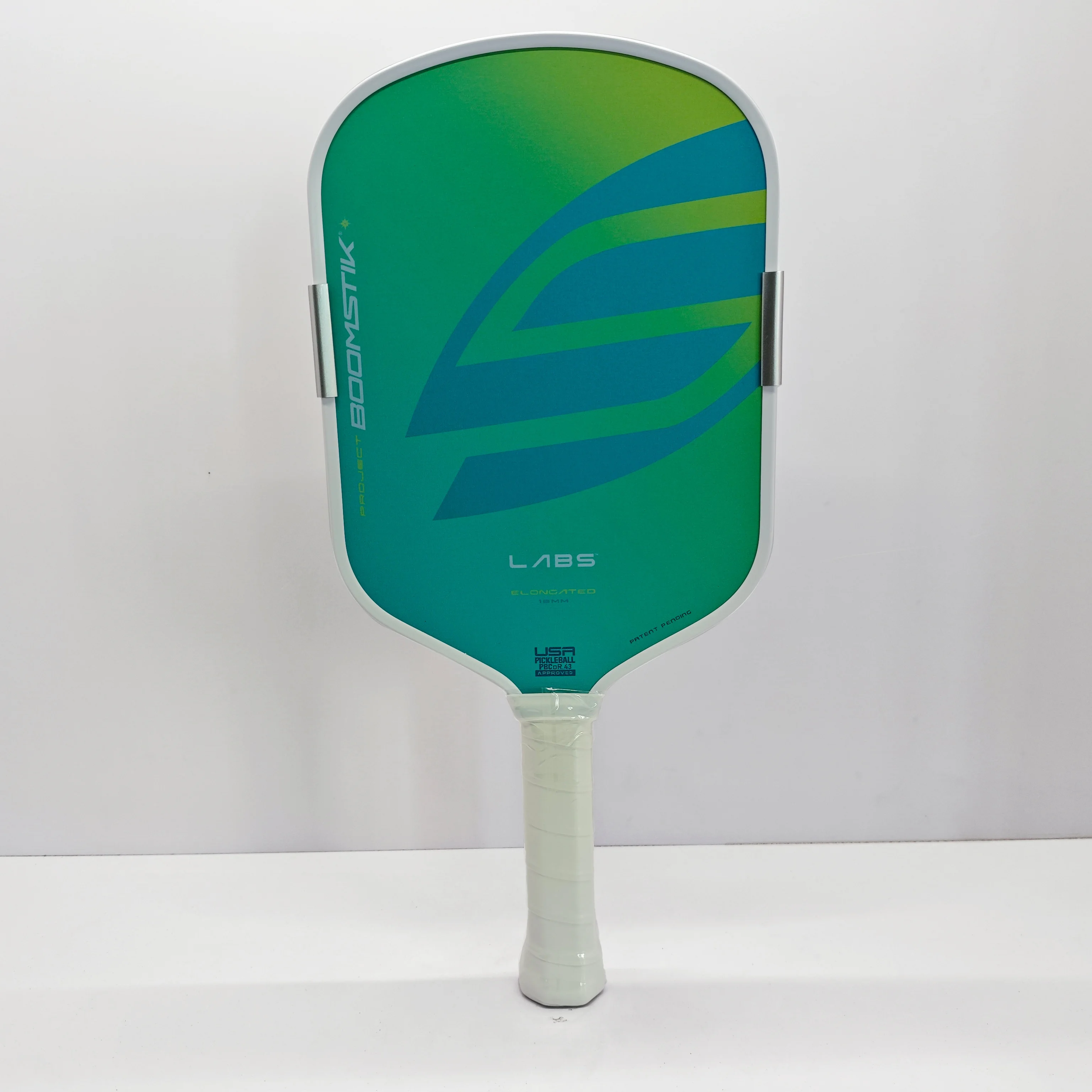 Slk Boomstcik Raquette de pickleball allongée Calypso, noyau en mousse de 16 mm, intérieur en mousse BoomCore incassable, surface en fibre de carbone