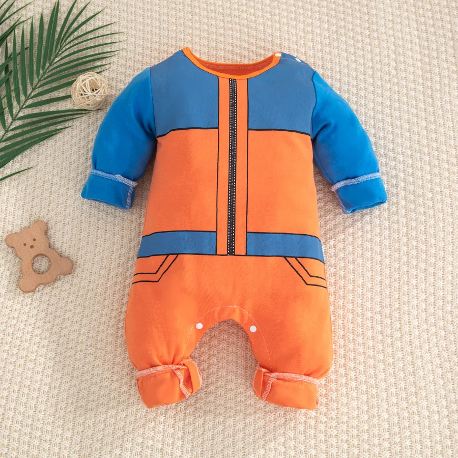 Naruto Anime Infant and Toddler One-Piece Pajamas Rompers Uzumaki Naruto Hatake Kakash COS Cosplay Baby Uchiha Sasuke Costume