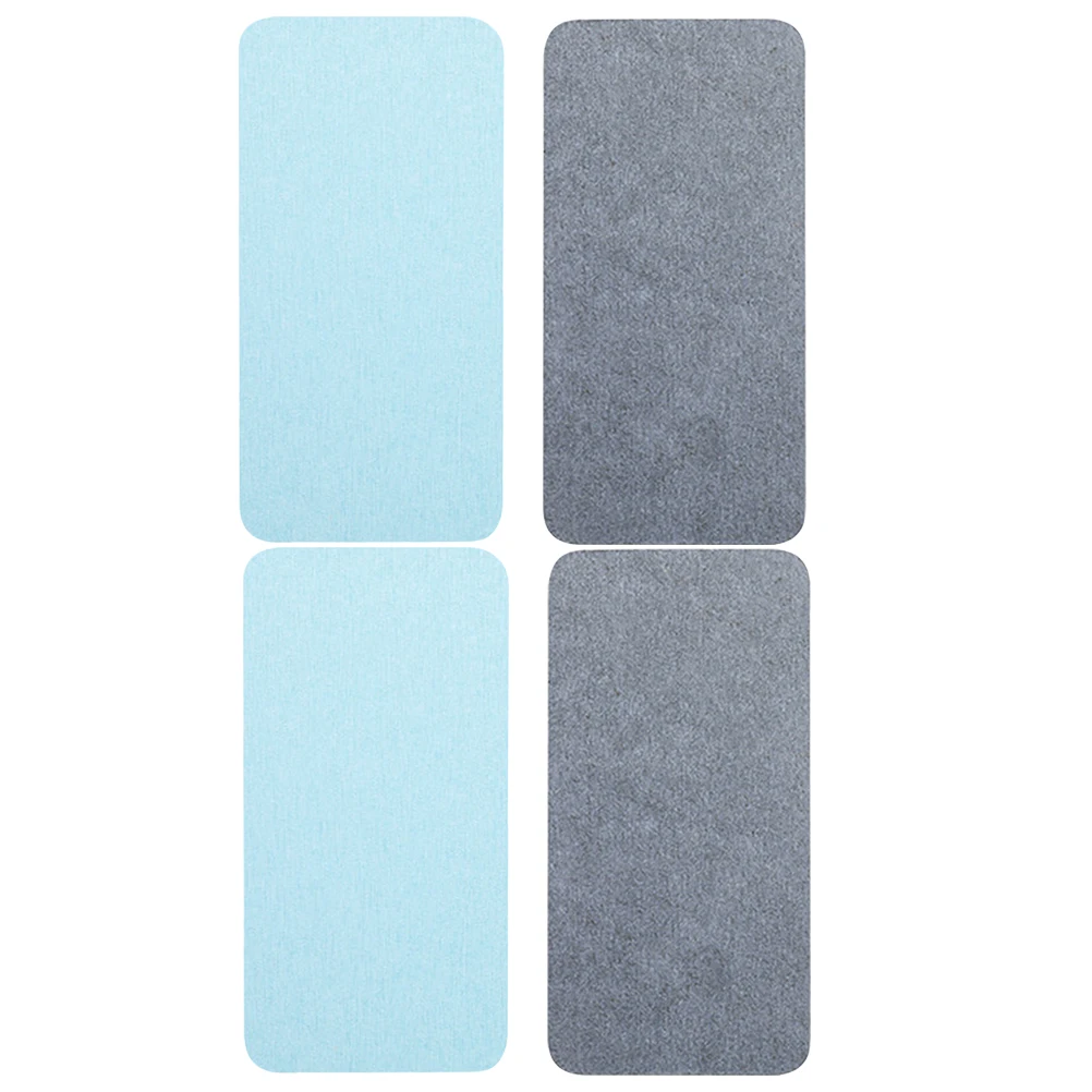 

2pcs Diatomite Absorbent Coasters Water-Absorbent Drink Mats Non-Slip Home Decor Countertop Soap Holder Plant Fibers Anti-Skid