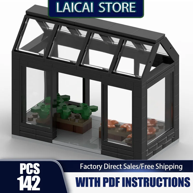 

Modular City Building Moc Building Bricks The shed 4.0 Model Technology Modular Blocks Gifts Christmas Toys DIY Sets Assembly