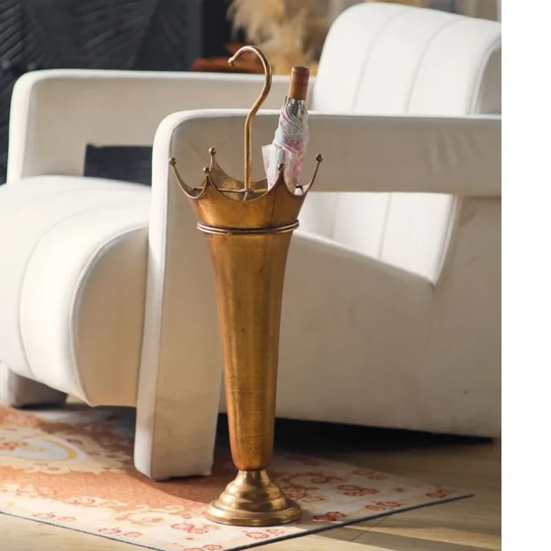 Retro Umbrella Stand Iron Umbrellas Storage Stands Decorative Porch Umbrella Holder Elegant Luxury Entrance Umbrellas Holders