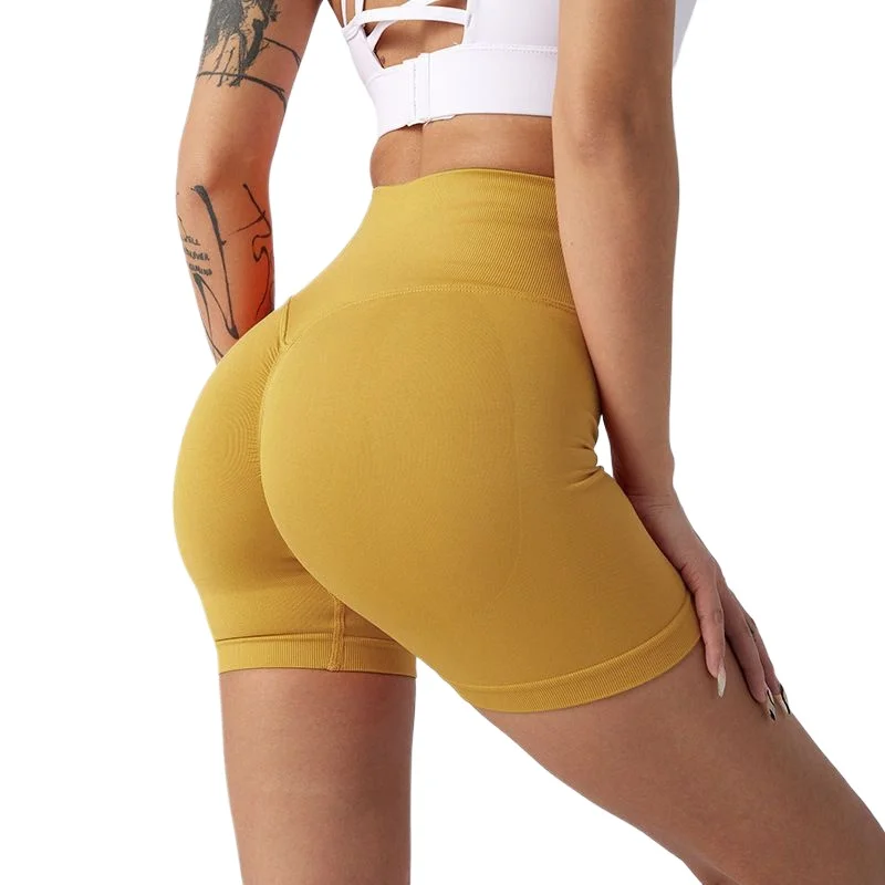Original Peach Hip Three-point Pants High Waist Running Yoga Pants, American Breathable Tight Hip Wrap Anti-light