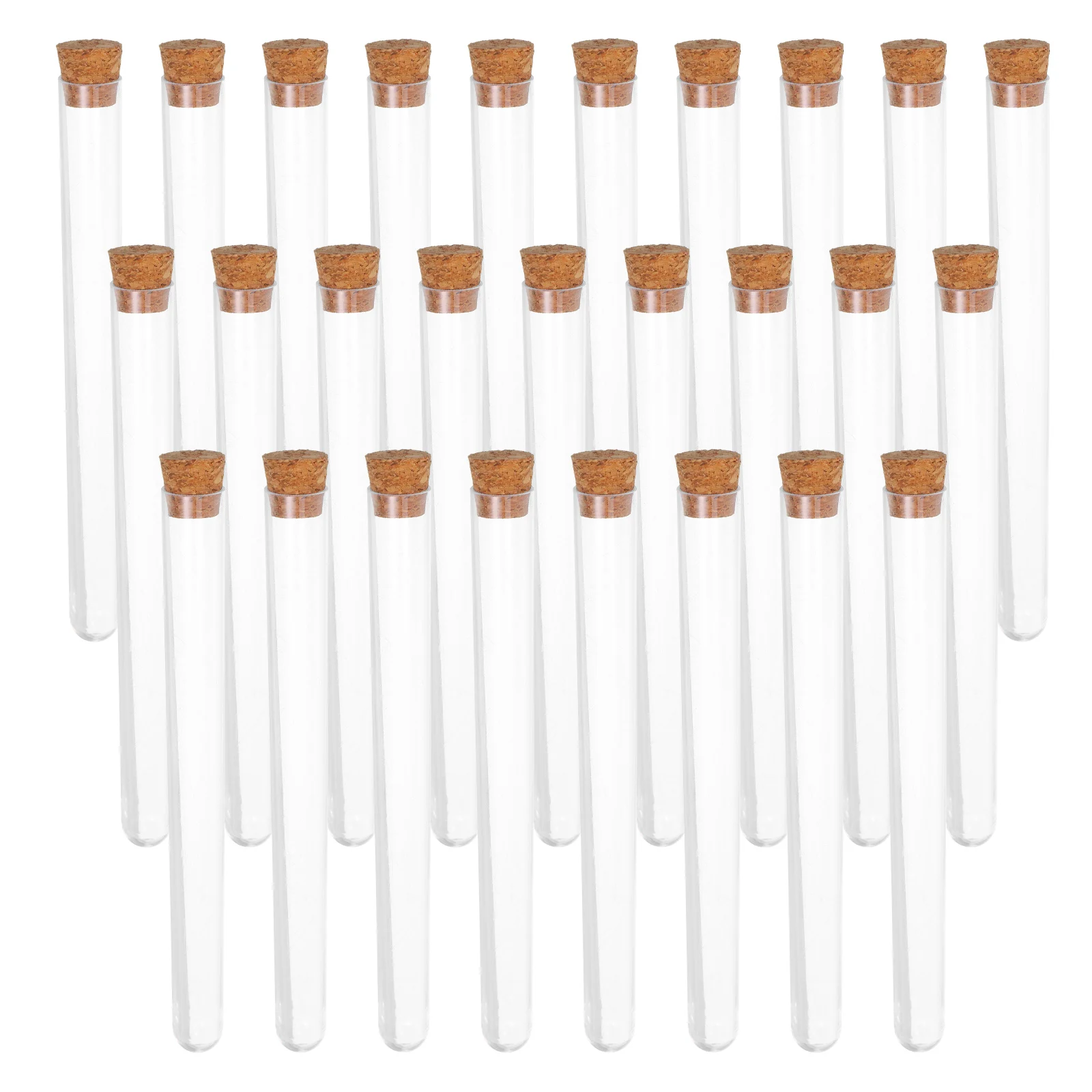 

50 Pcs Vase Bottled Test Tube Child Candy Science Plastic Tubes for Shoe Laces