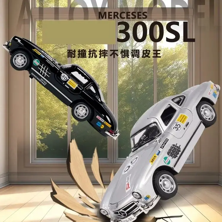 

1:32 Da Ben 300SL граффити моделирование сплава спортивный автомобиль модель звуковая и световая игрушка