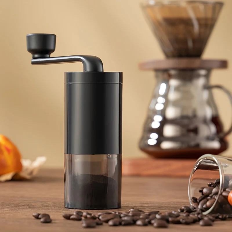 

Single Serving Manual Coffee Grinder with Adjustable Grind Size And a Large Capacity Hopper.