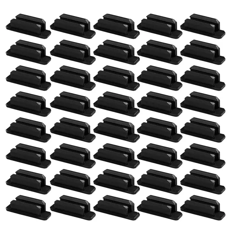 【HOT A69Z!】For Desk, Wall& Clipboard Compatible Adhesive Pencil Holders 40-Pack-Silicone Pen Holders-Rugged Grip Stationery Orga