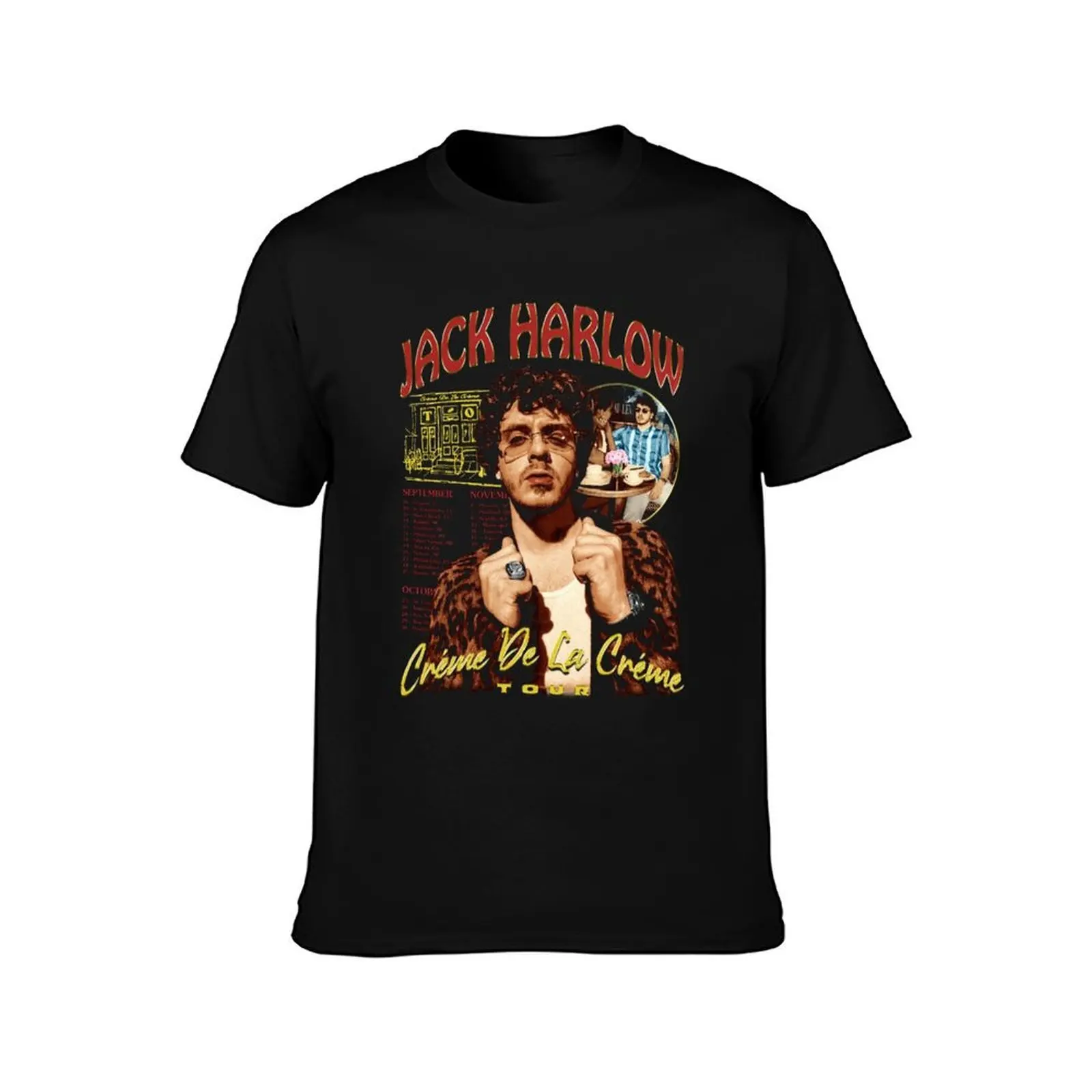 Bootleg Harlow Rapper Tour Vintage T-Shirt, Summer Casual Cotton Tee, Oversized Streetwear Tops, Vintage Graphic Print