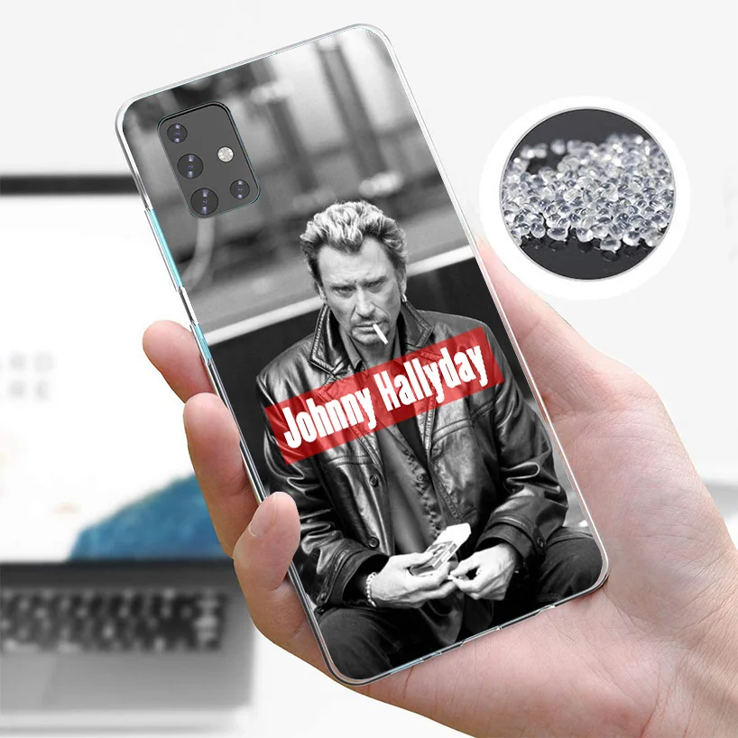 Johnny Hallyday Music Phone Case For Samsung Galaxy A51 A41 A31 A21S A11 A01 A71 A50S A40 A30 A20S A10S A6 A7 A8 A9 Print Cover