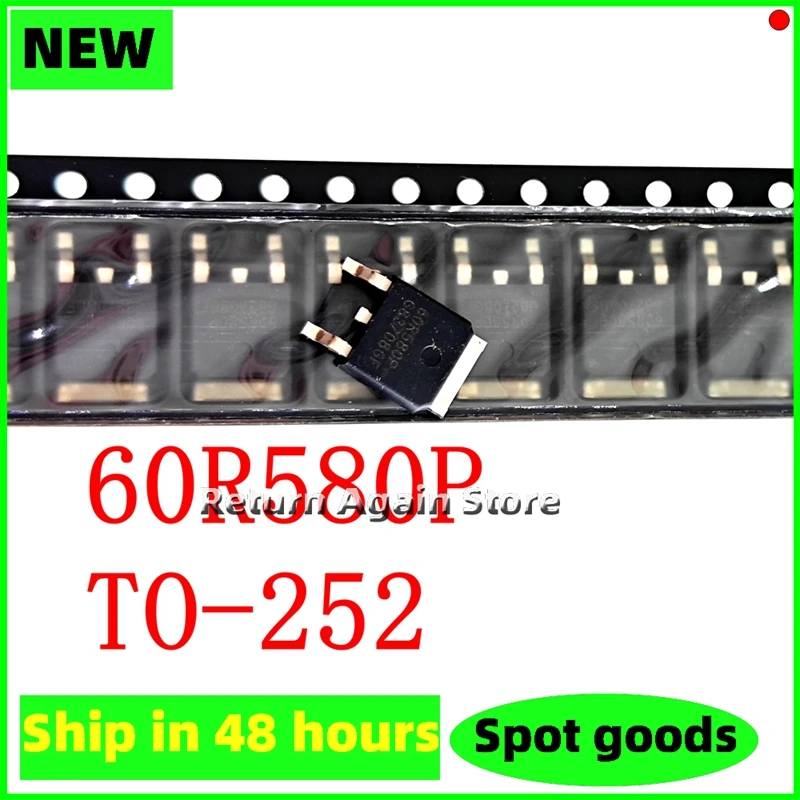 

10PCS/LOT 60R580P MMD60R580CP mosfet TO-252 N-CH