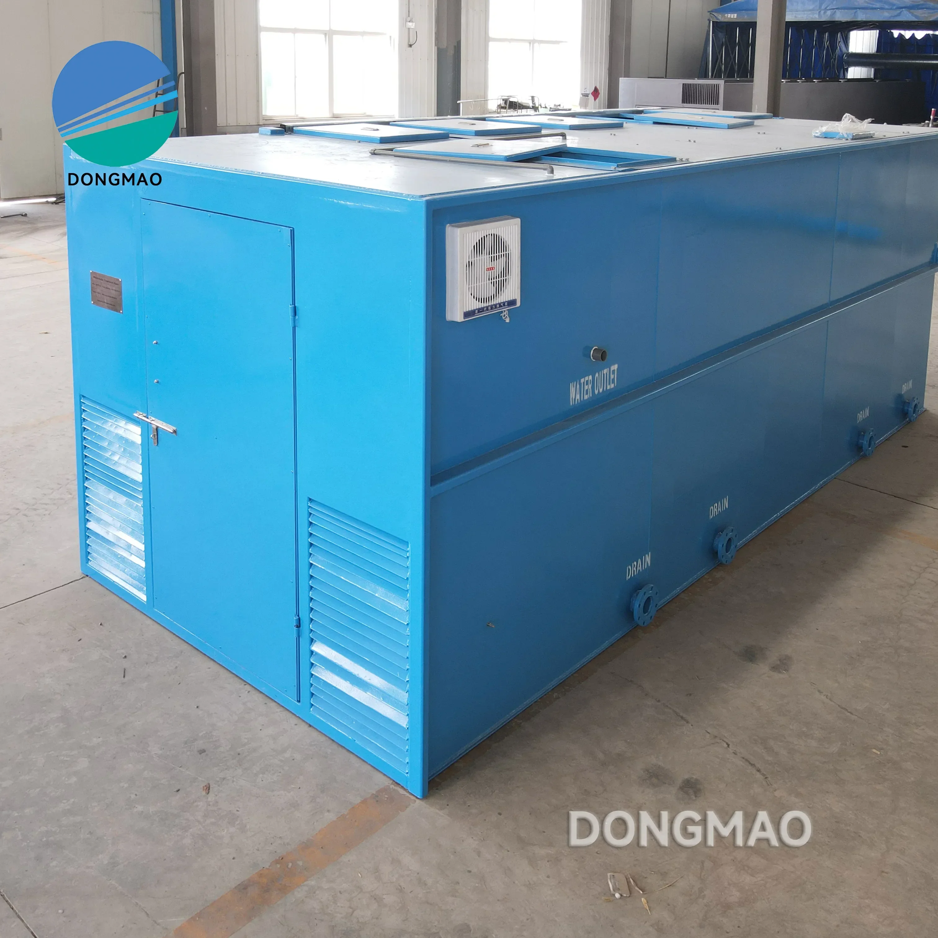 50m3 per day MBBR System Industrial Waste Water Domestic wastewater palm oil wastewater slaughter sewage treatment plant price view 3