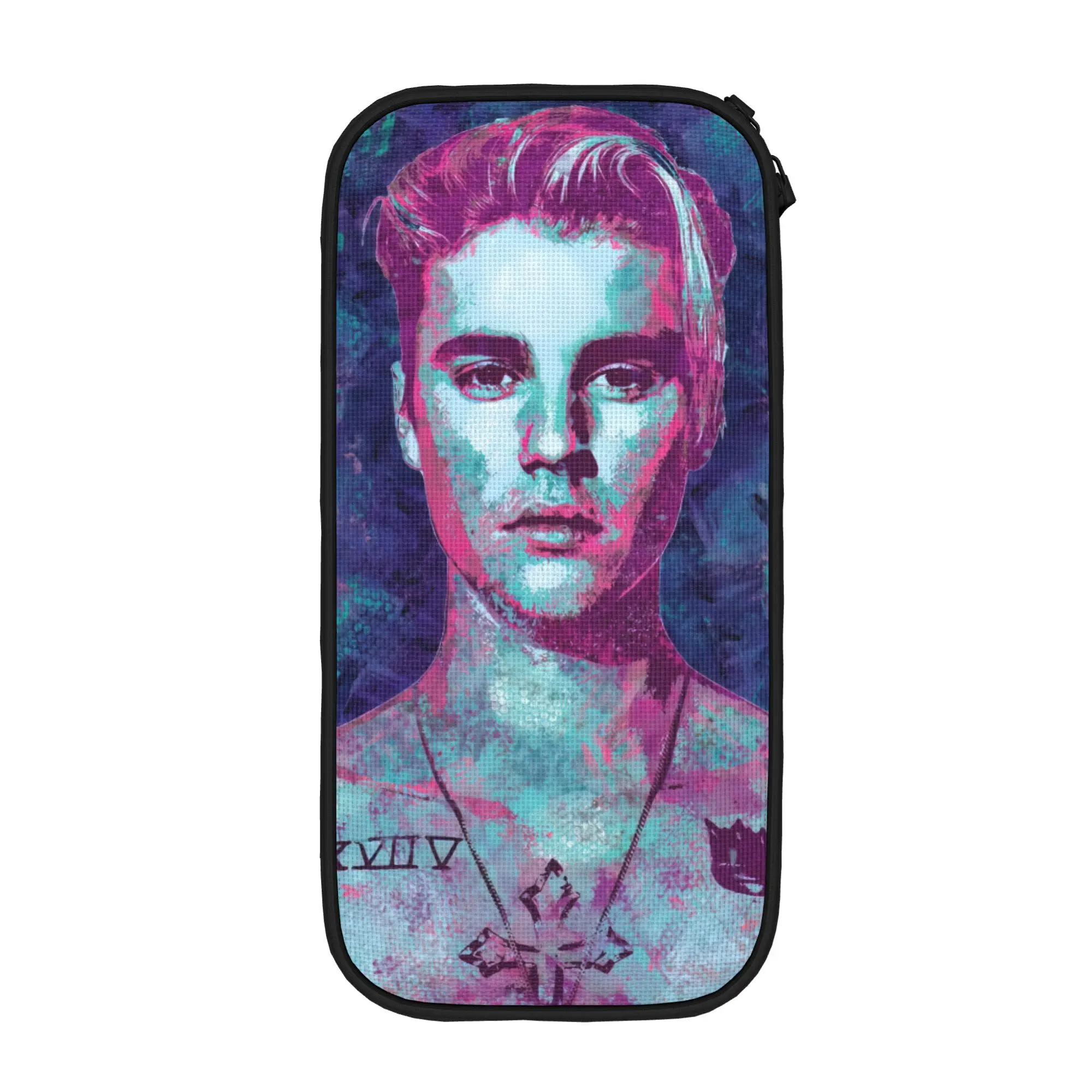 

Новые пеналы Justin Bieber Pop: вместительные сумки для ручек для девочек и мальчиков, подарок для школьников, пенал-коробка для хранения